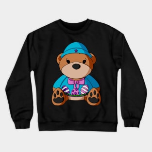 Easter Sweater Teddy Bear Crewneck Sweatshirt